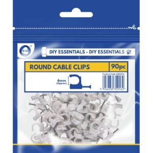 6mm Round Cable Clips