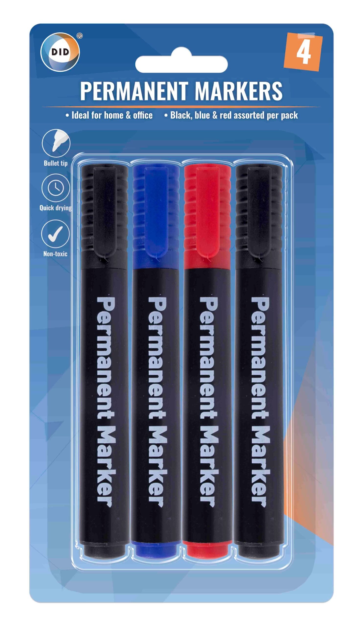 4Pk Permanent Markers