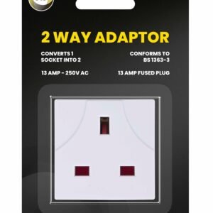 13A 2 Way Adaptor