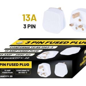 13A 3 Pin Fused Plug