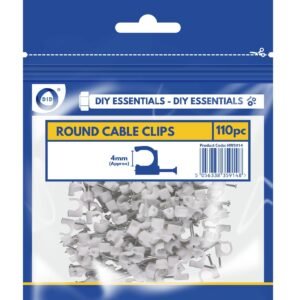 4mm Round Cable Clips