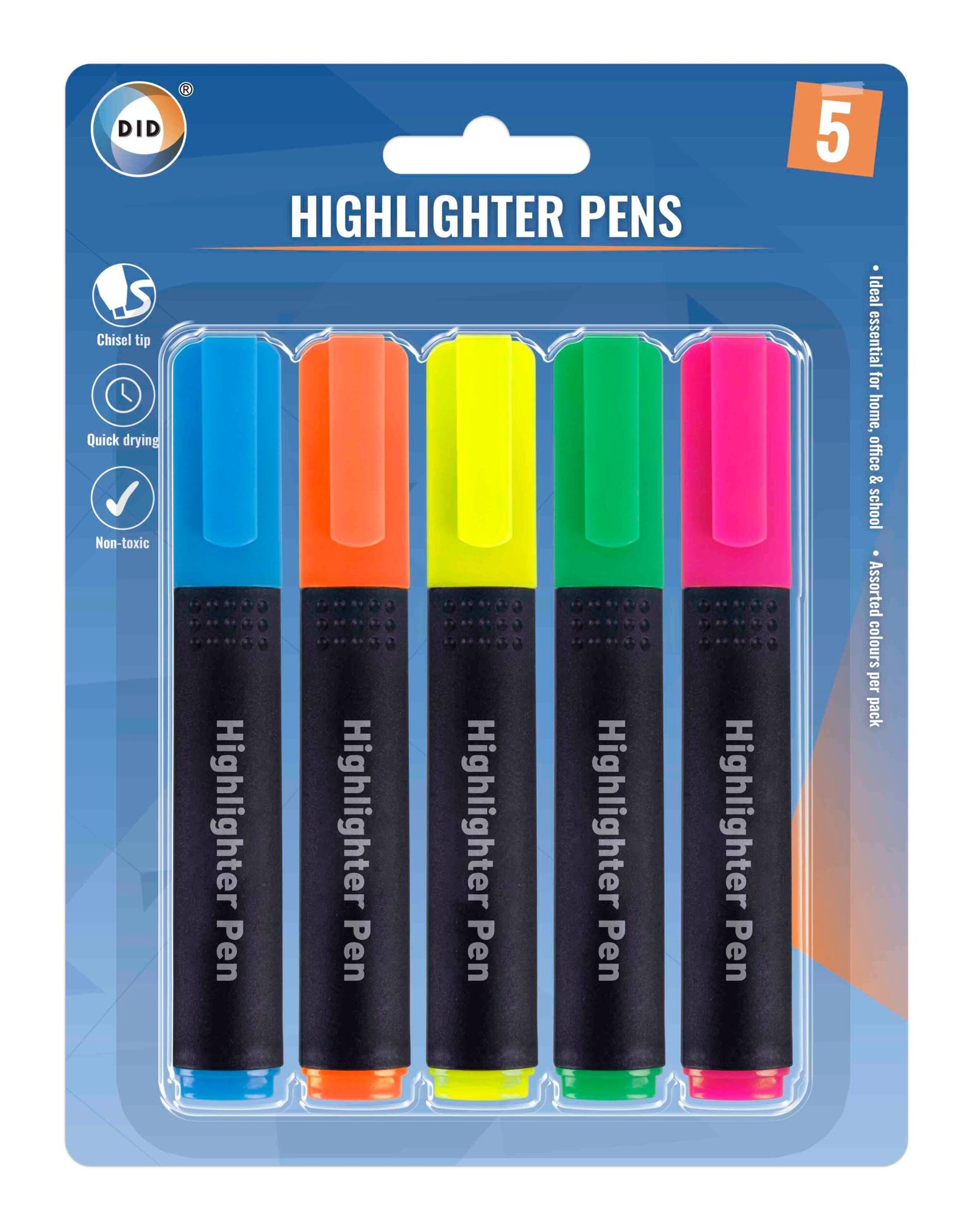 5Pk Highlighter Pens
