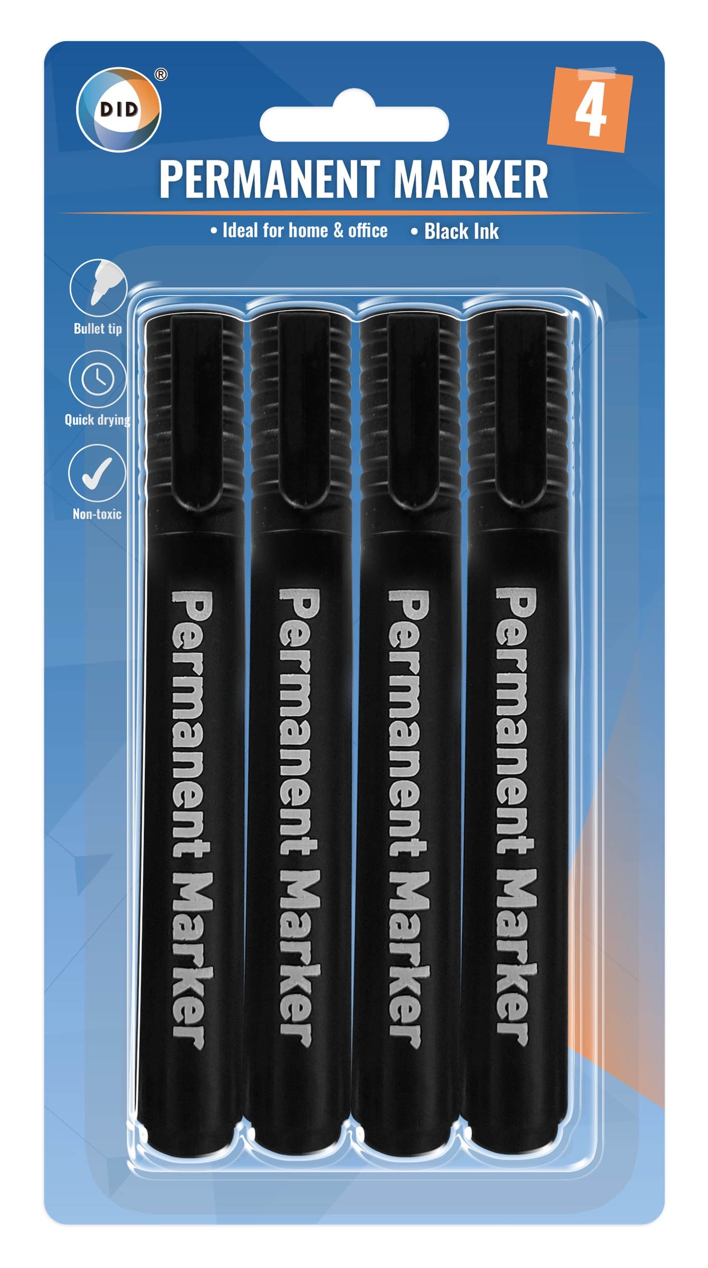 4Pk Permanent Markers