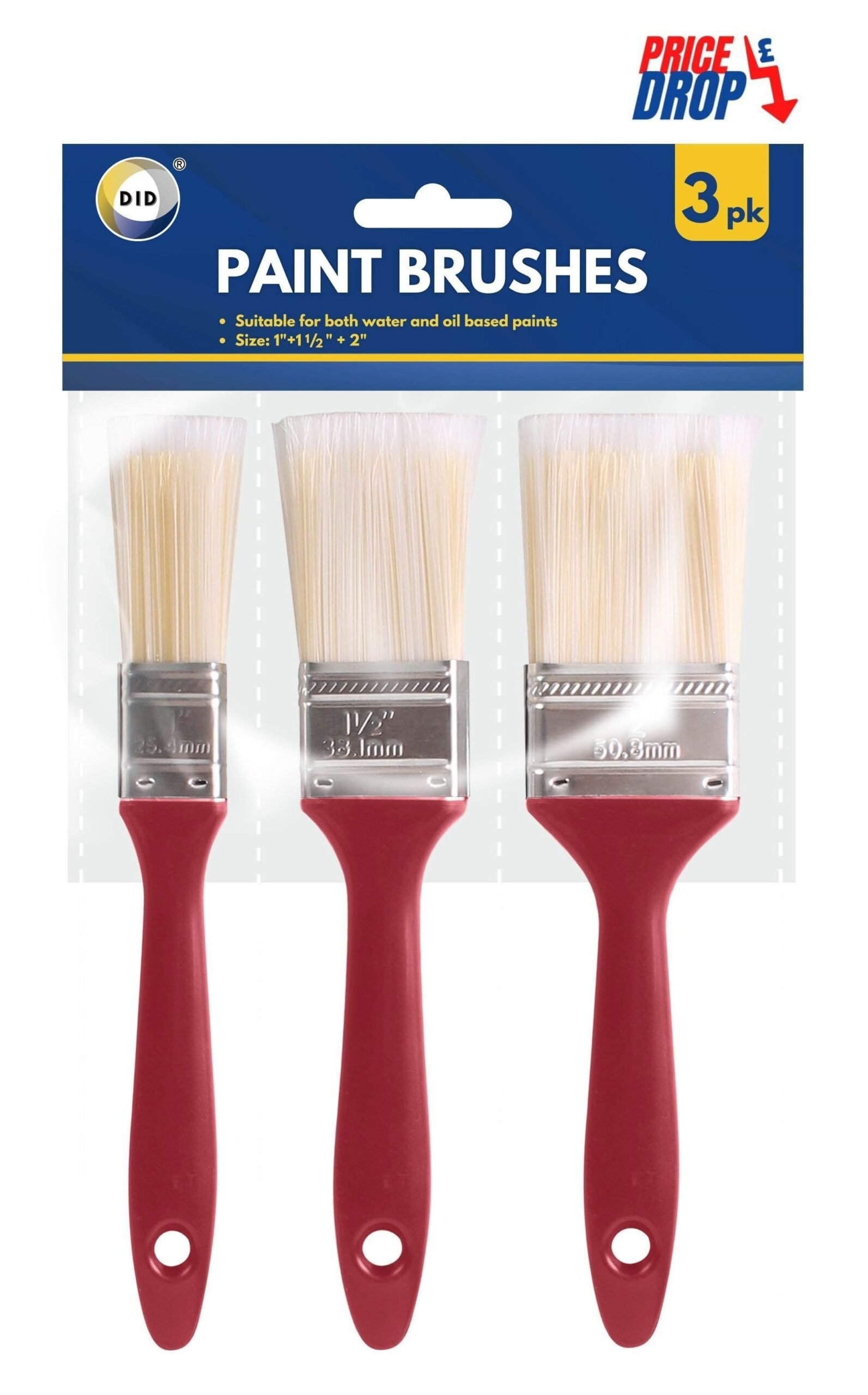 3pc Paint Brushes