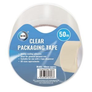 50m x 48mm Clear Packaging Tape