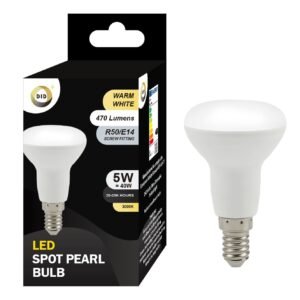 Warm White Led Spot Pearl Bulb 5W R50/E14