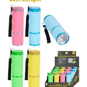 9 Led 9cm Phosphorescent Torch