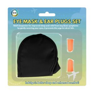 Eye Mask & Ear Plugs Set