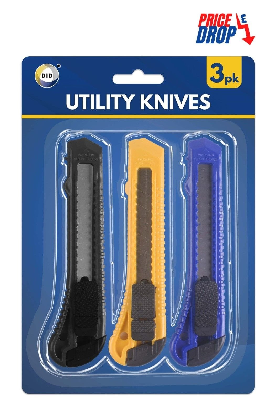 3pc Utility Knives