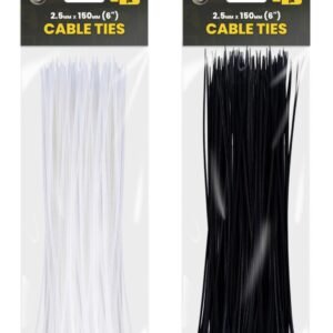 150Pk 150mm x 2.5mm Cable Ties